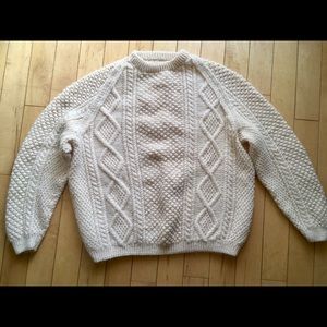 Wool fisherman’s sweater.